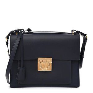 Beautiful, authentic FERRAGAMO Calfskin Marisol Top Handle Shoulder Ba